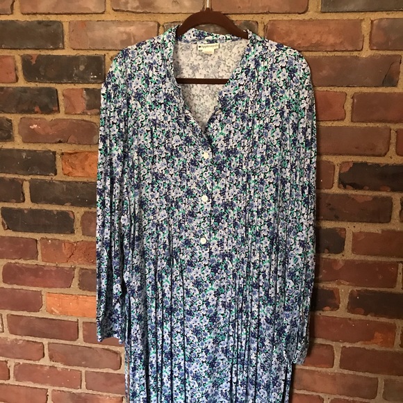 Appleseed's Dresses Appleseeds Floral Ties In The Back Plus Size 28